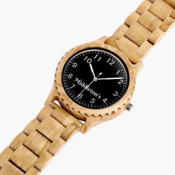 Middleton's Casual Wooden Watch