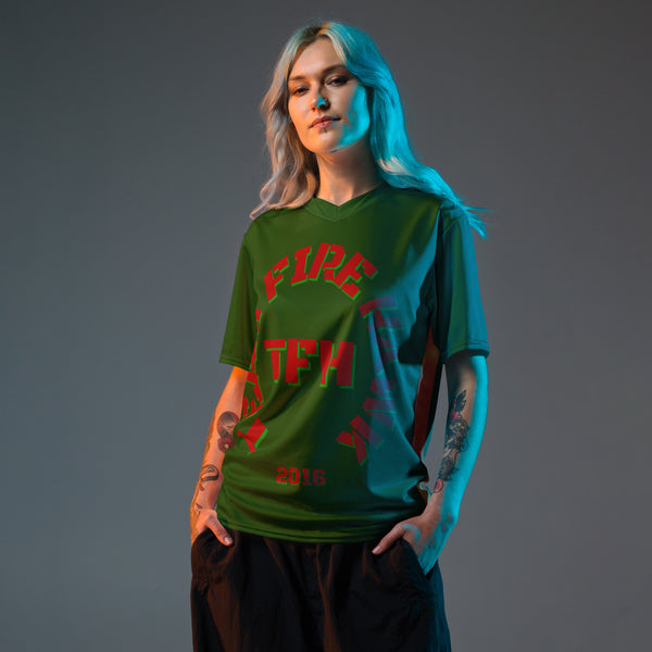 TFH Green Unisex Sports Jersey