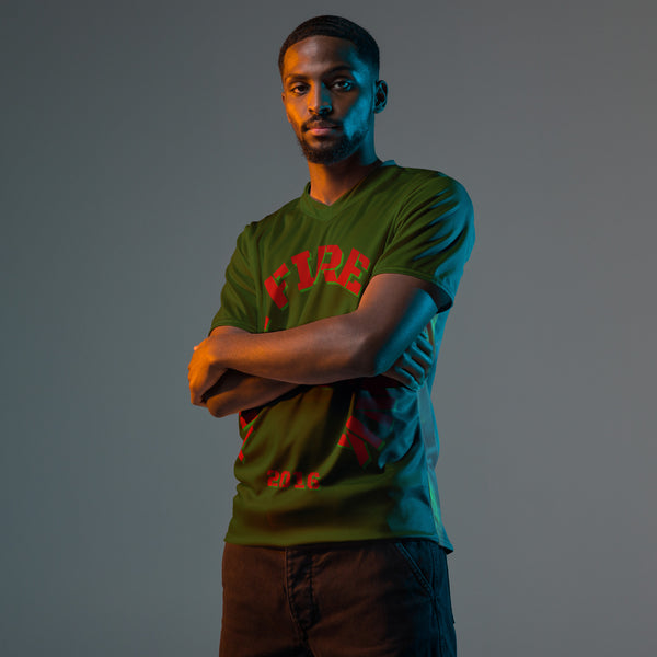 TFH Green Unisex Sports Jersey