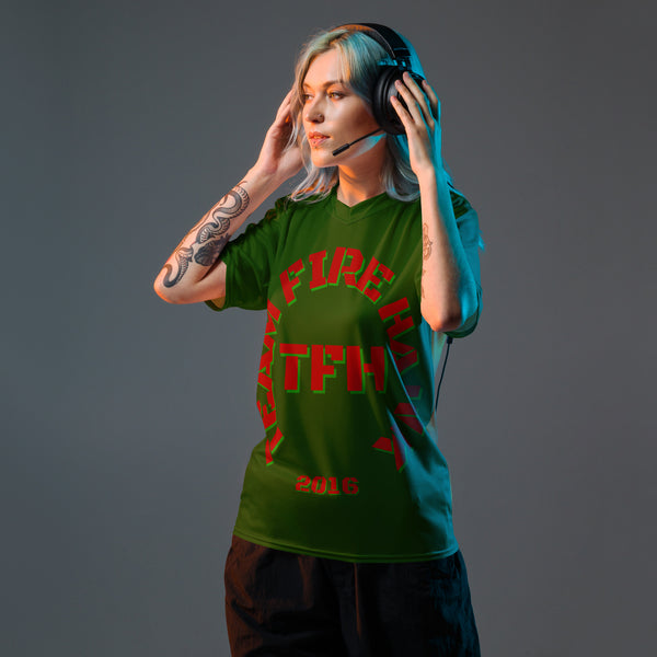 TFH Green Unisex Sports Jersey