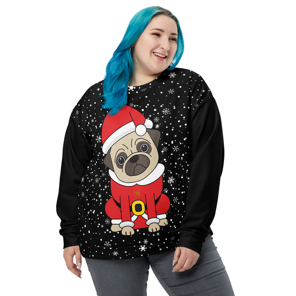 Christmas Pug Unisex Sweatshirt