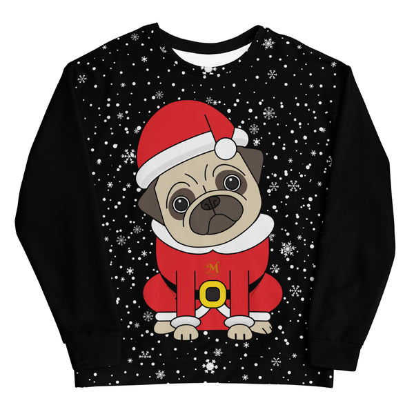 Christmas Pug Unisex Sweatshirt
