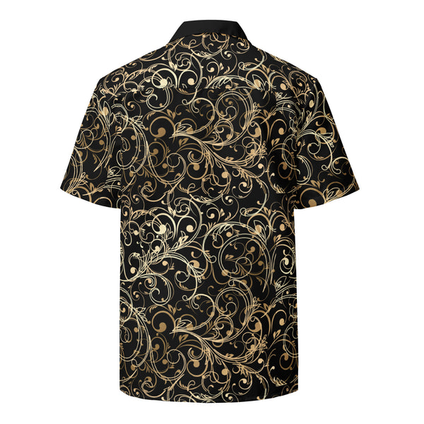 Regal Black Unisex Button Shirt
