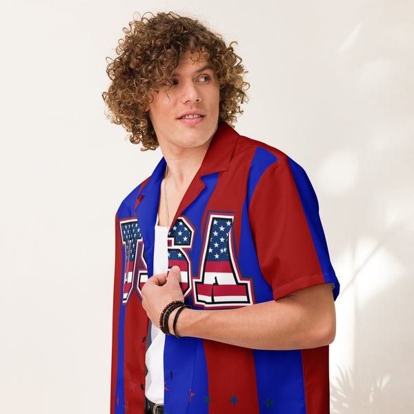 USA Unisex Button Shirt