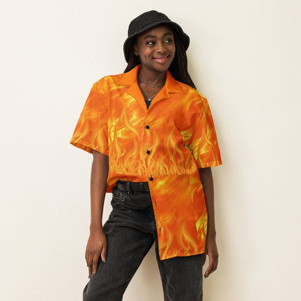 House of Rengoku Unisex Button Shirt