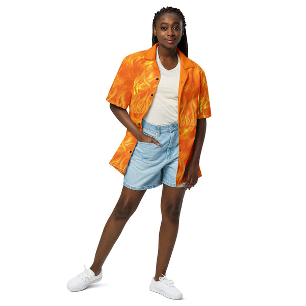 House of Rengoku Unisex Button Shirt