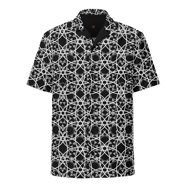 Majestic Black Unisex Button Shirt