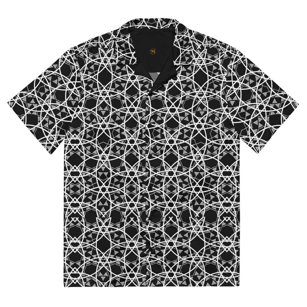 Majestic Black Unisex Button Shirt
