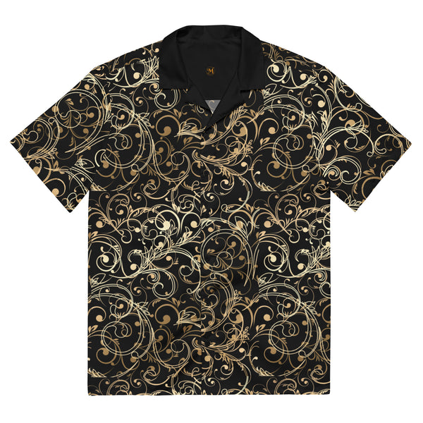 Regal Black Unisex Button Shirt