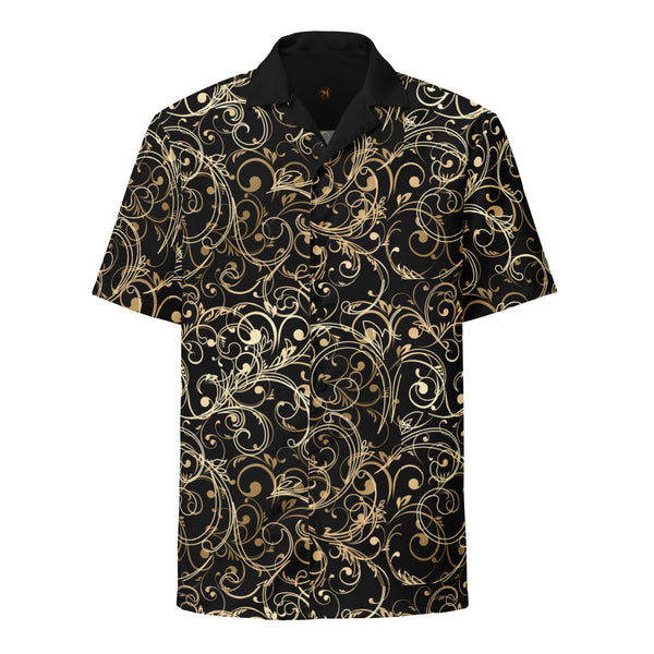Regal Black Unisex Button Shirt