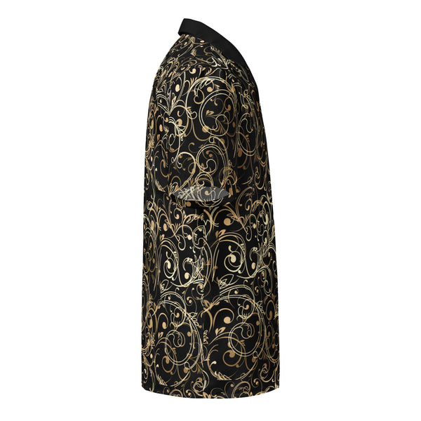 Regal Black Unisex Button Shirt