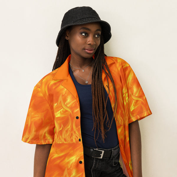 House of Rengoku Unisex Button Shirt