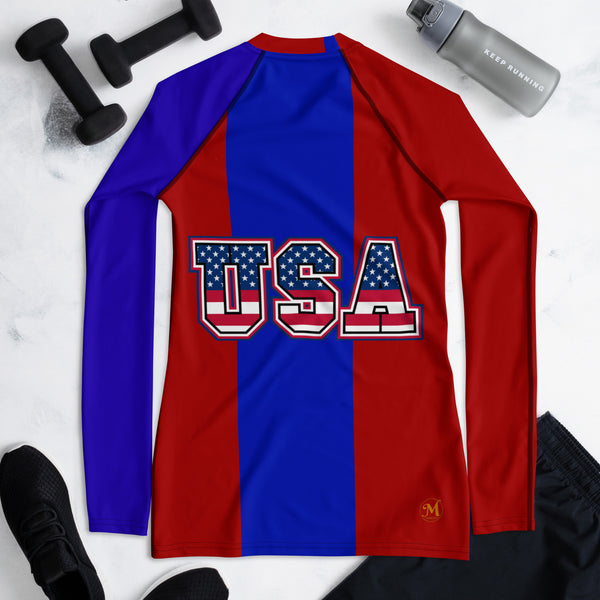 USA Women's Compression T-shirt