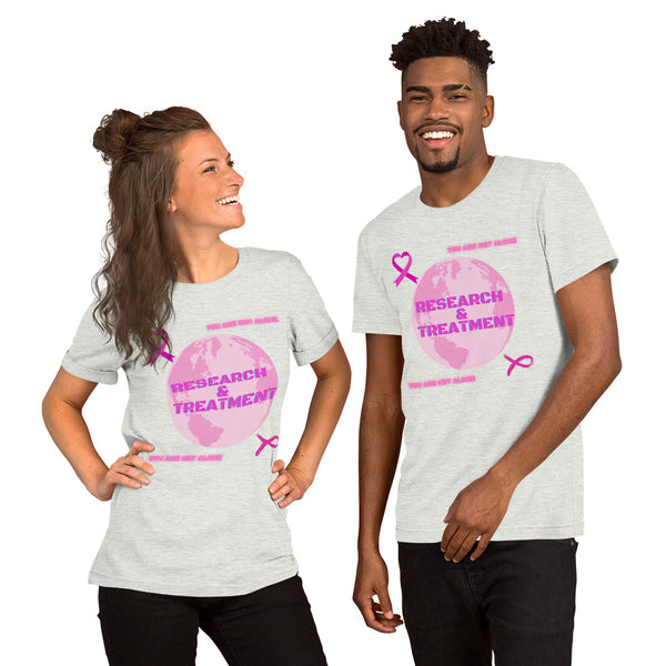 Breast Cancer Treatment and Encouragement Unisex t-shirt