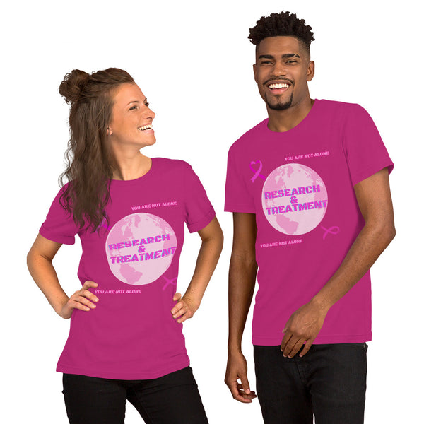 Breast Cancer Treatment and Encouragement Unisex t-shirt