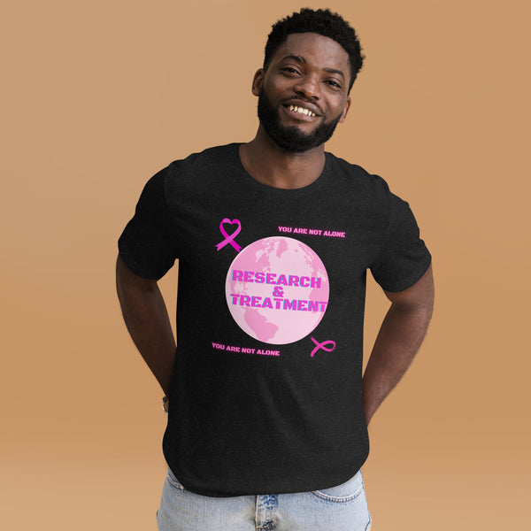 Breast Cancer Treatment and Encouragement Unisex t-shirt