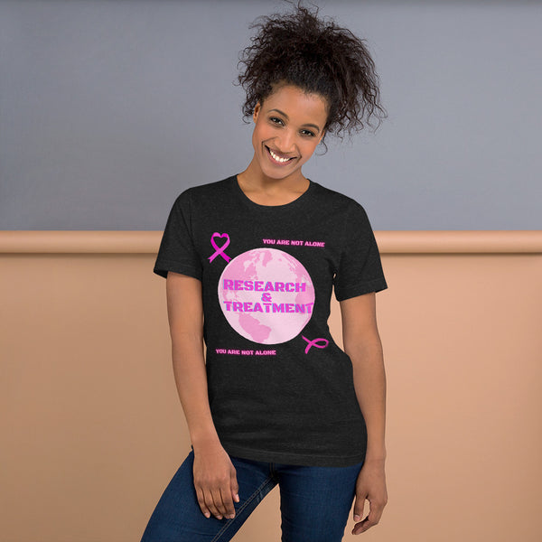 Breast Cancer Treatment and Encouragement Unisex t-shirt