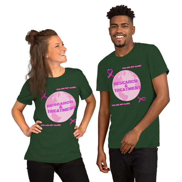 Breast Cancer Treatment and Encouragement Unisex t-shirt