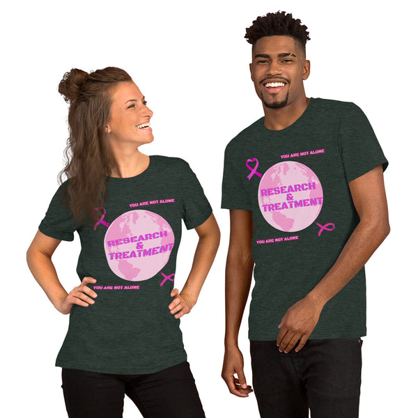 Breast Cancer Treatment and Encouragement Unisex t-shirt