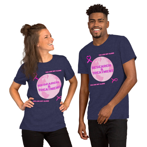 Breast Cancer Treatment and Encouragement Unisex t-shirt