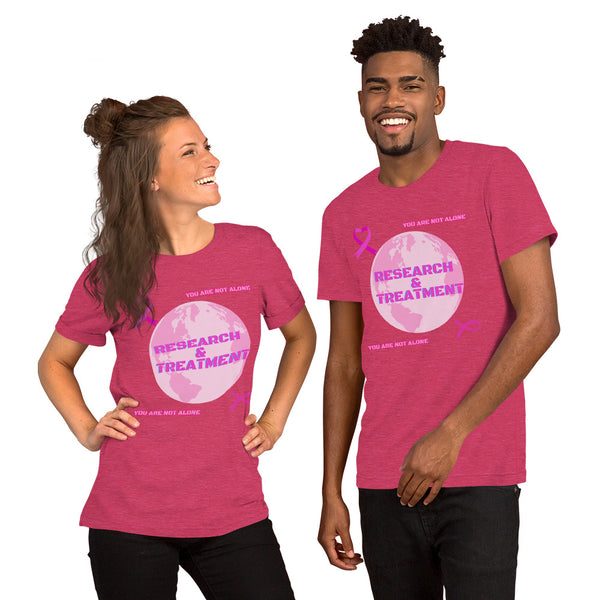 Breast Cancer Treatment and Encouragement Unisex t-shirt