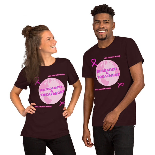 Breast Cancer Treatment and Encouragement Unisex t-shirt