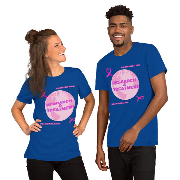 Breast Cancer Treatment and Encouragement Unisex t-shirt
