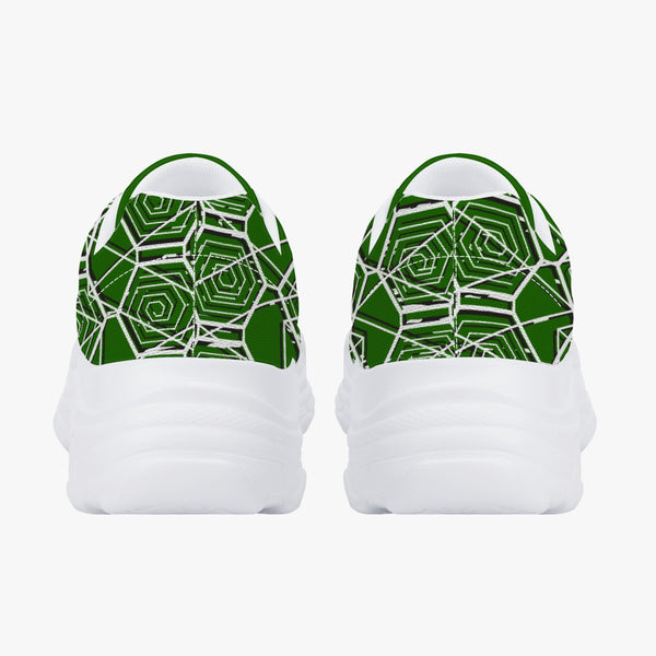 Tribal Green Majestic Sneakers