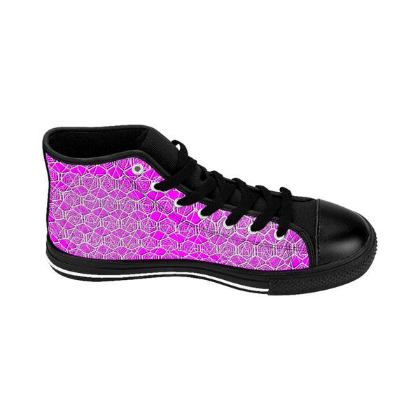 Tribal Pink Women's High-top Sneakers