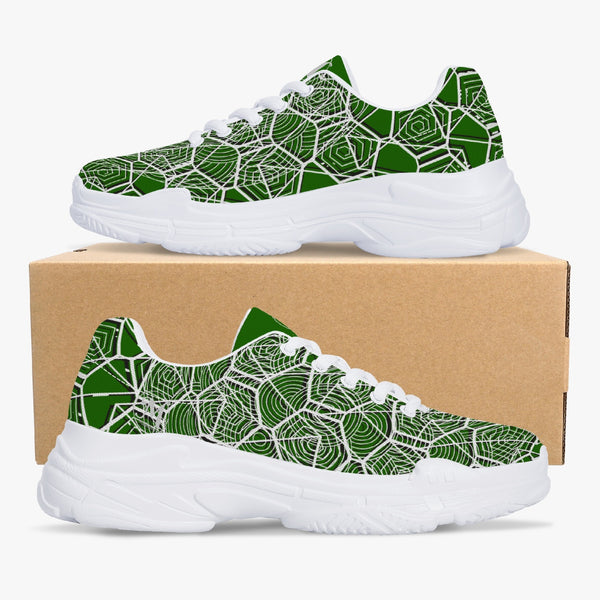 Tribal Green Majestic Sneakers