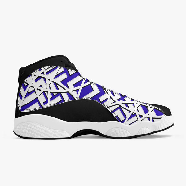 Tribal Bold High Top Leather Basketball Sneakers