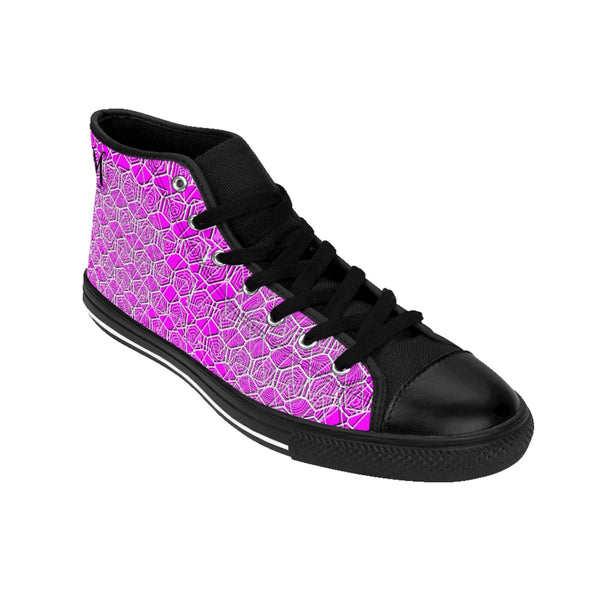 Tribal Pink Women's High-top Sneakers