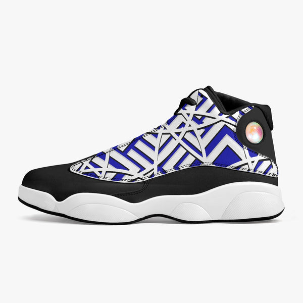 Tribal Bold High Top Leather Basketball Sneakers