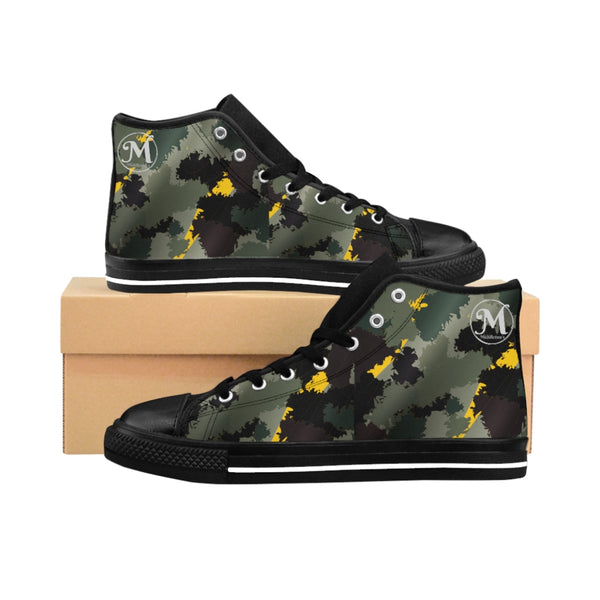 Men's Camouflage High-top Sneakers