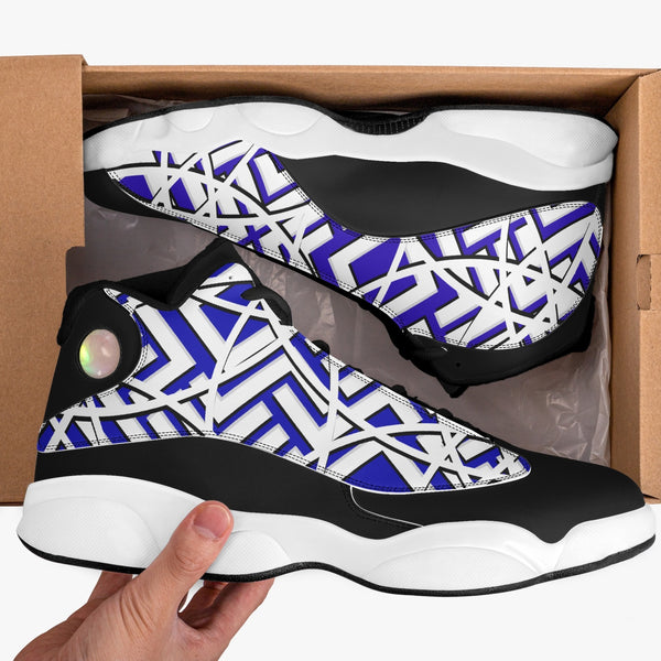 Tribal Bold High Top Leather Basketball Sneakers