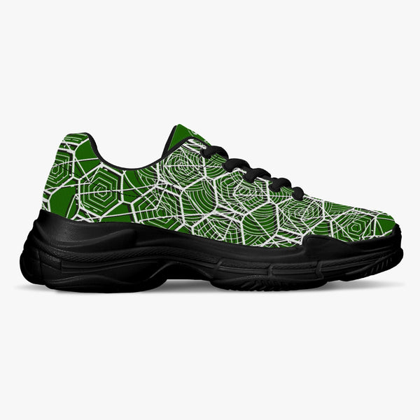 Tribal Green Majestic Sneakers