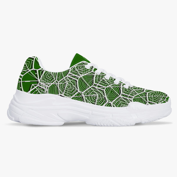 Tribal Green Majestic Sneakers