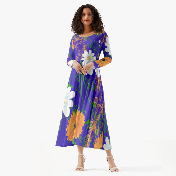 Tropical Flowers One Piece Dress