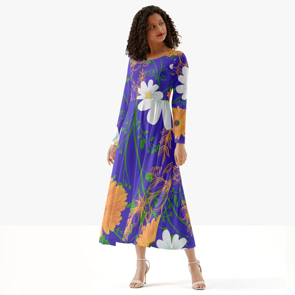 Tropical Flowers One Piece Dress