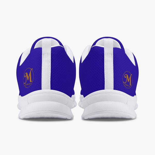 Majestic Blue Plain Lightweight Mesh Sneakers
