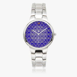 Tribal Blue Stainless Steel Quartz Watch