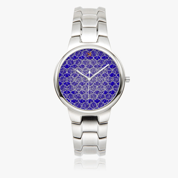 Tribal Blue Stainless Steel Quartz Watch