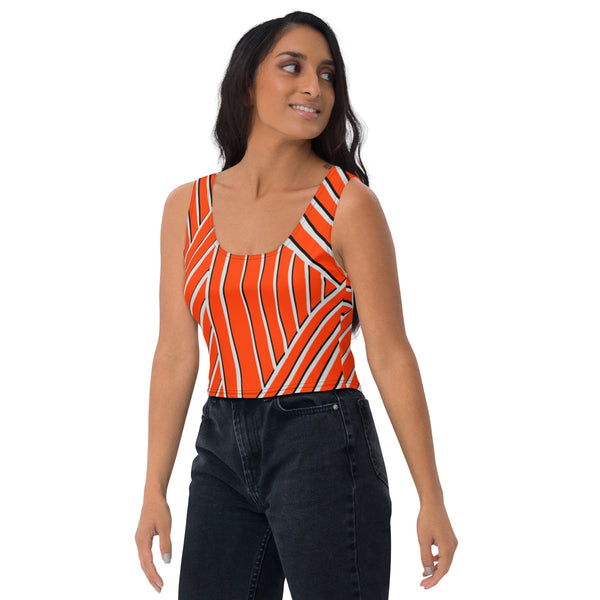 Middleton Orange Crop Top