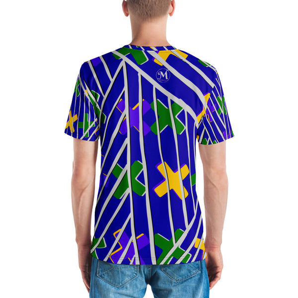 Gold and Green Crosses Men's T-shirt