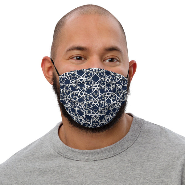 Mystic Blue Premium face mask
