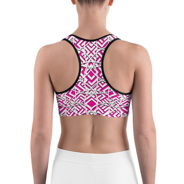 Majestic Pink Sports bra