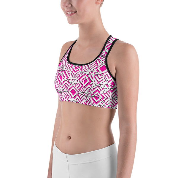 Majestic Pink Sports bra