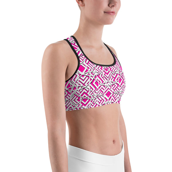 Majestic Pink Sports bra
