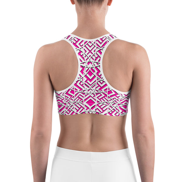 Majestic Pink Sports bra