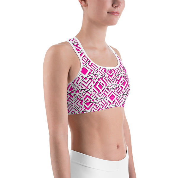 Majestic Pink Sports bra